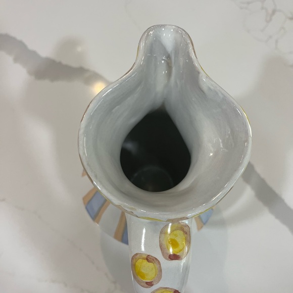Rare 90’s MacKenzie-Childs Pitcher - Picture 5 of 6